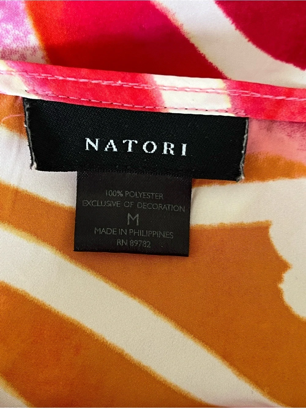 Natori satin neck